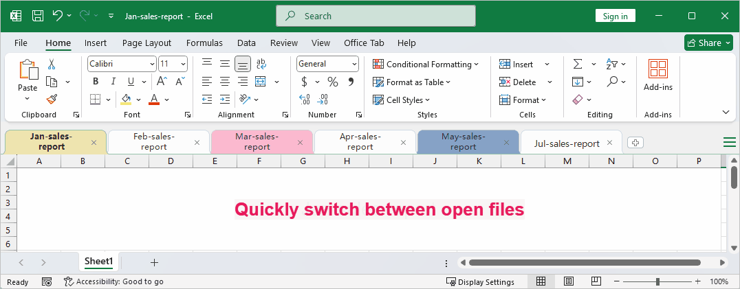 Office Tab 功能演示动图